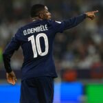 Ousmane Dembélé en action avec le PSG.