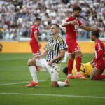 L'attaquant polonais Arkadiusz Milik en action pour la Juventus.