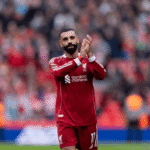 Mohamed Salah in action for Liverpool