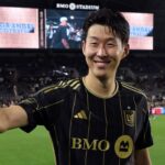 Son Heung-min in action for LAFC.