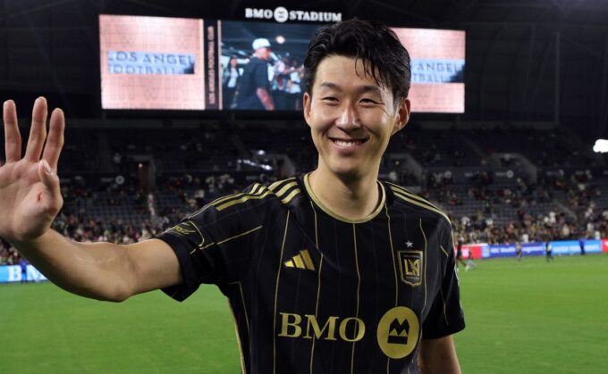 Son Heung-min in action for LAFC.