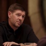 Steven Gerrard speaking at a press conference