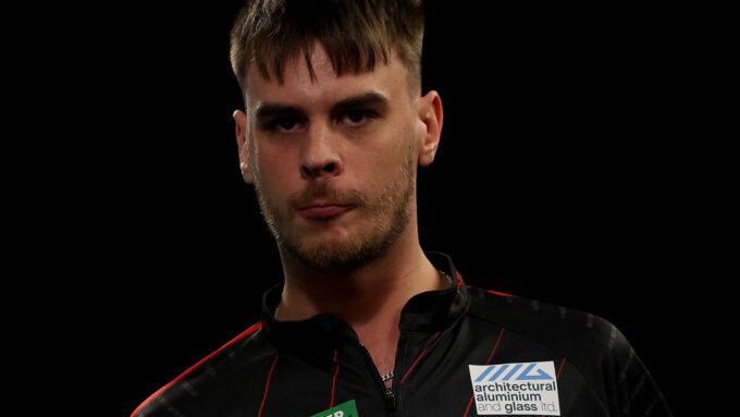 English darts player Dom Taylor