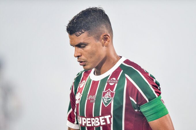 Thiago Silva en action avec Fluminense.