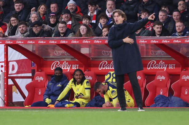 Djed Spence reacting angrily to being substituted.