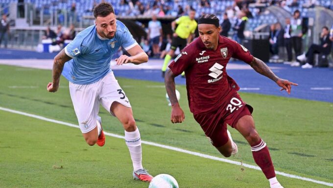 L'équipe du Torino en action face à Sassuolo.