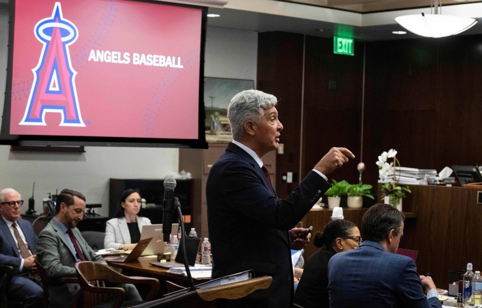Alt text for the image: Tyler Skaggs' family in court, with a focus on the emotional impact of the trial.