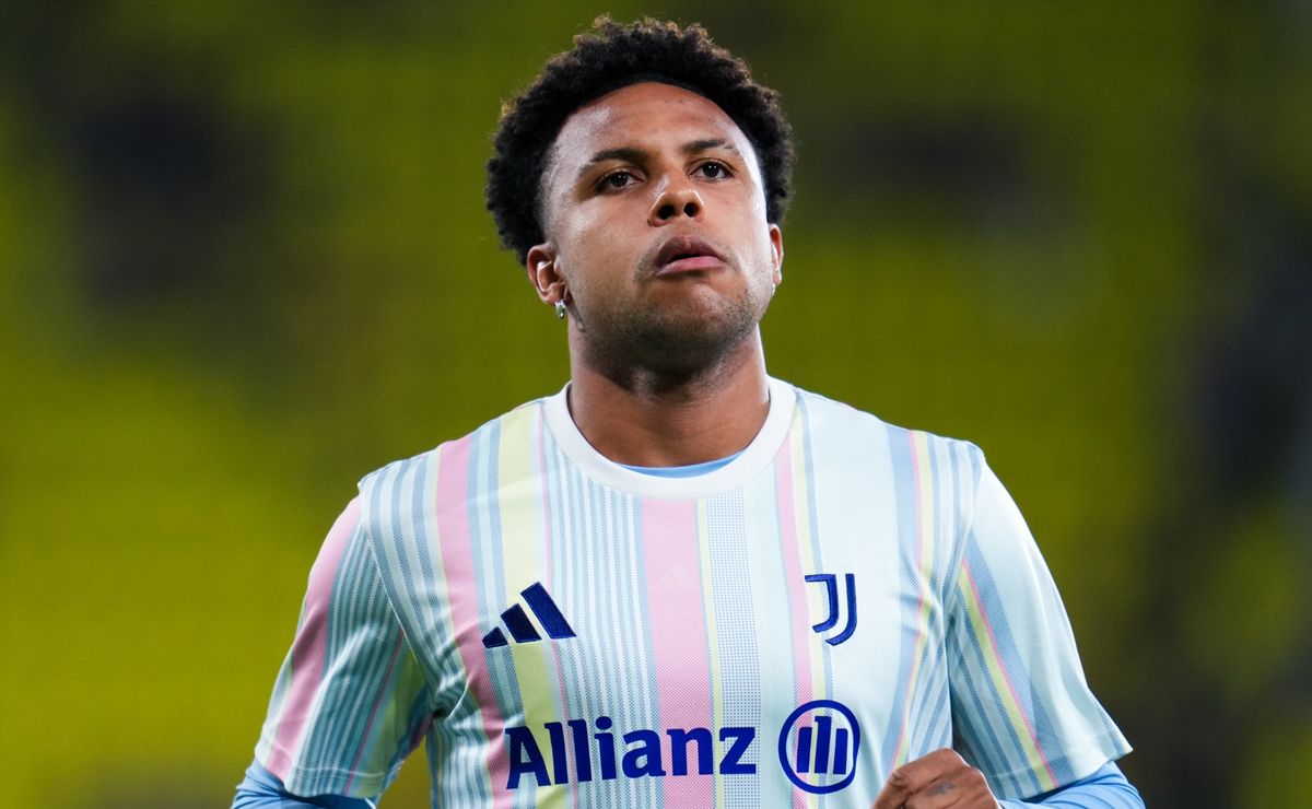 Weston McKennie in action for Juventus.