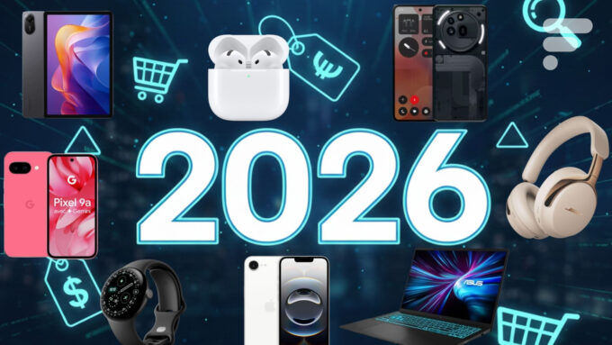Sélection des meilleures offres technologiques de 2026 : smartphones, casques audio, montres connectées et ordinateurs en promotion.