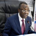 Le ministre camerounais des Mines, Fuh Calistus Gentry, s'exprimant sur le rapport de l'ITIE concernant l'or.